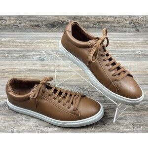 Oliver Cabell Low 1 "Lion" Brown Leather Sneaker Casual Modern Italian US 7 EU40